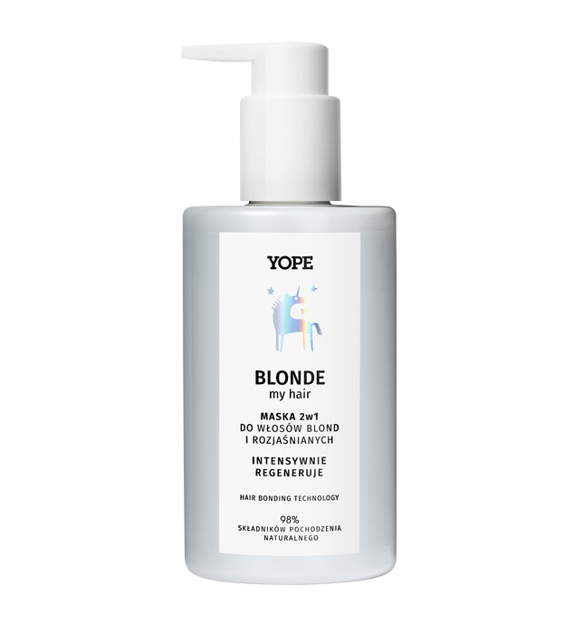 YOPE Blonde My Hair Mască 2 în 1 pentru păr blond și decolorat 300ml