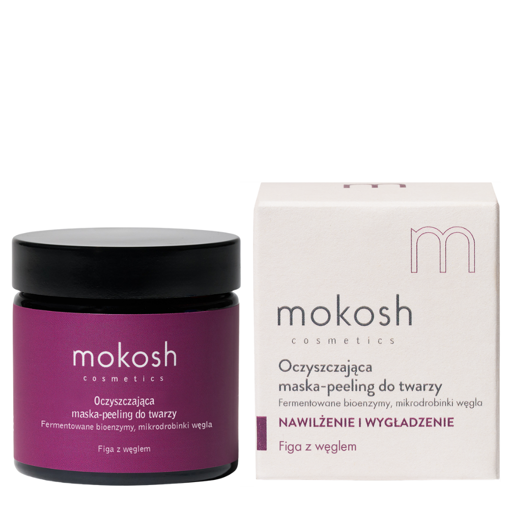 Mokosh Mască de față purificatoare cu smochine și cărbune 60ml