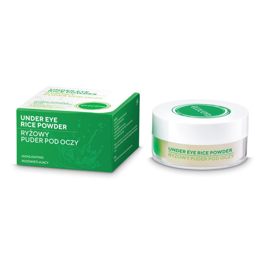 Ecocera Rice Rice Eye Powder cu acid hialuronic Light 4g