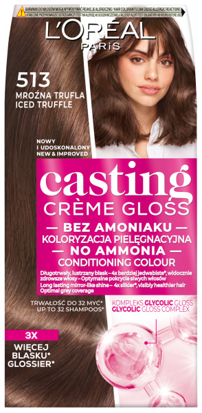 Loreal Casting Creme Gloss culoare 513 Iced Truffle