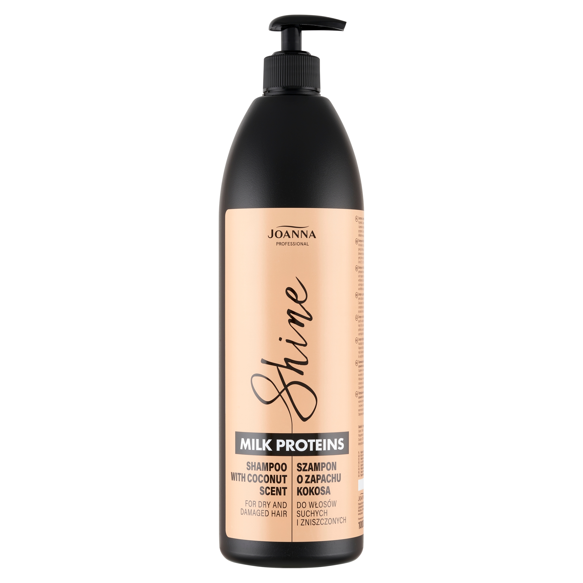 Joanna Milk Proteins Șampon cu parfum de nucă de cocos 1000ml