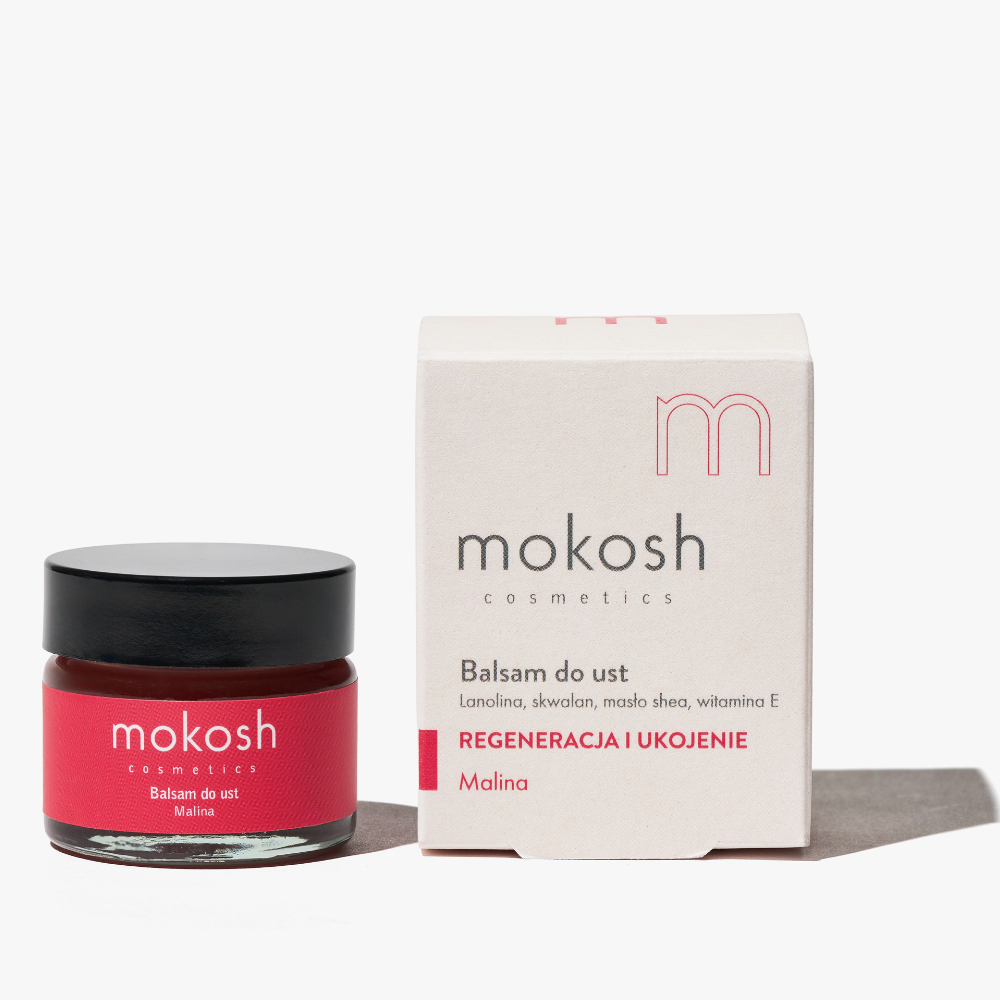 Mokosh Balsam de buze cu zmeură 15ml