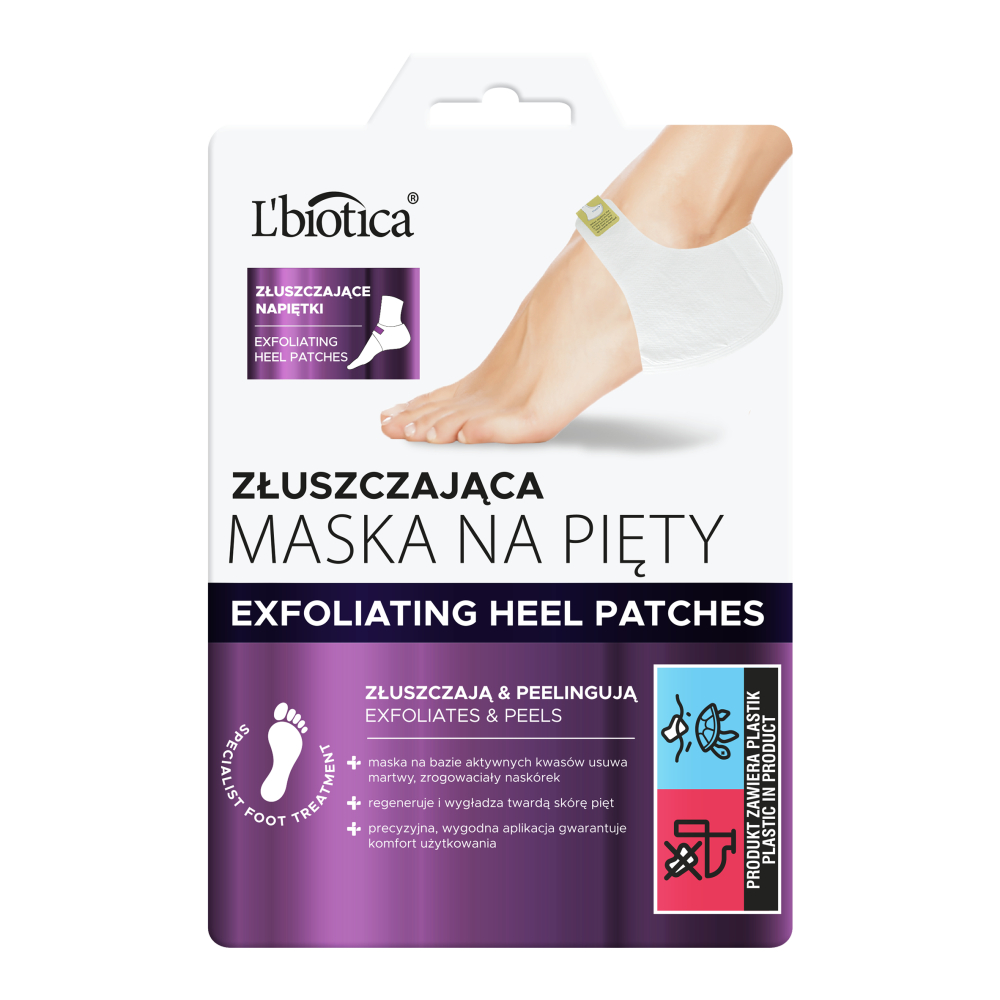 Masca exfoliantă pentru călcâie Lbiotica Heel Exfoliating Mask