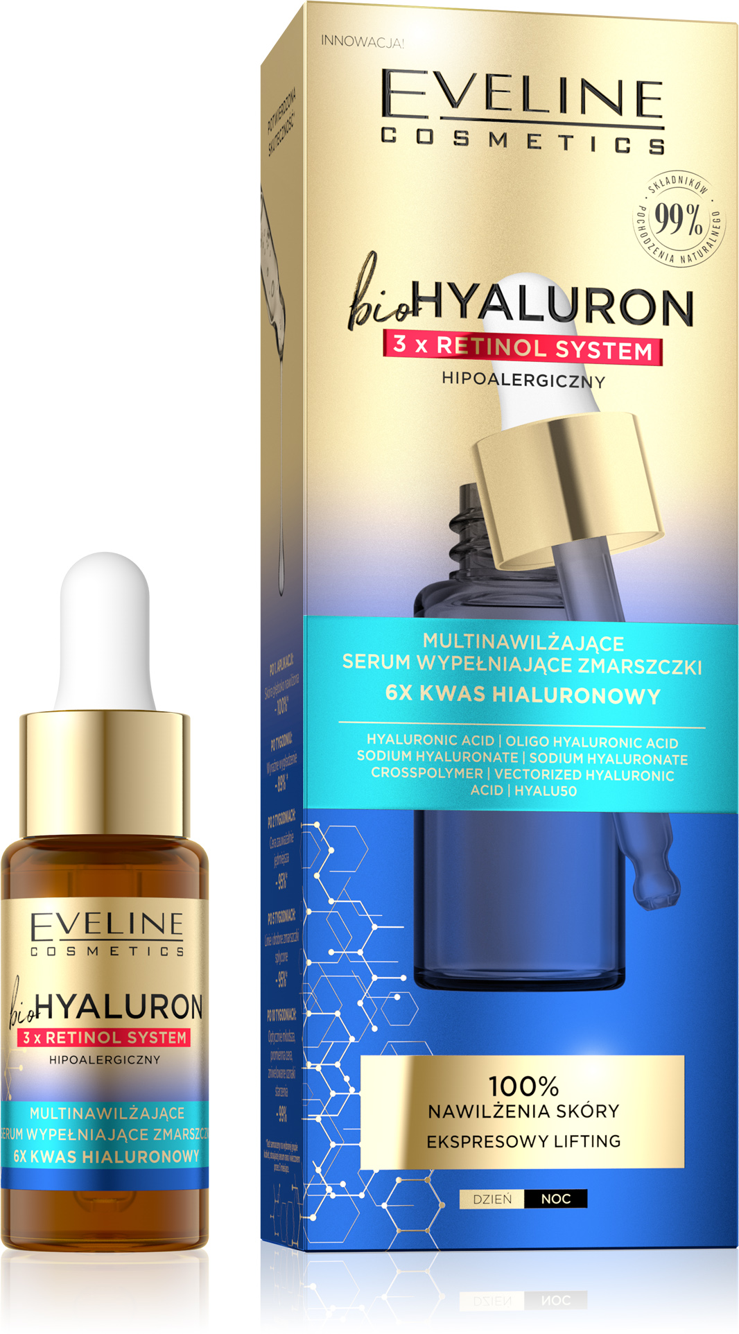 Eveline BioHyaluron Multihydrating Face Serum 18ml