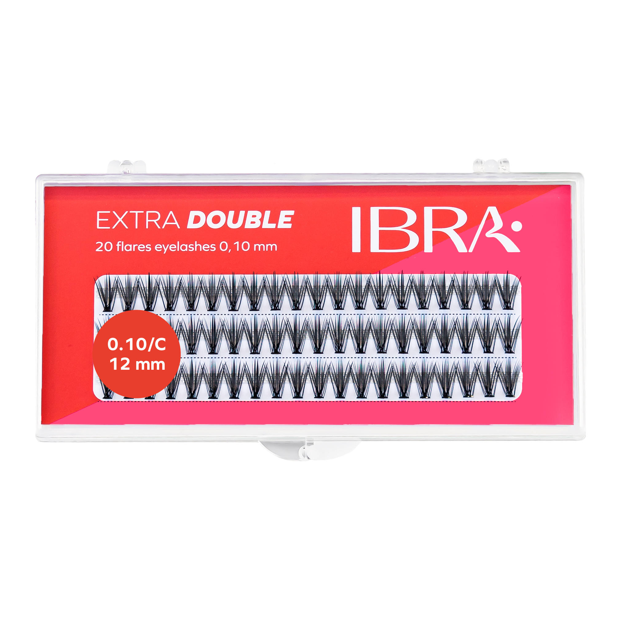 IBRA Makeup Extra Double 12mm Tufts Set