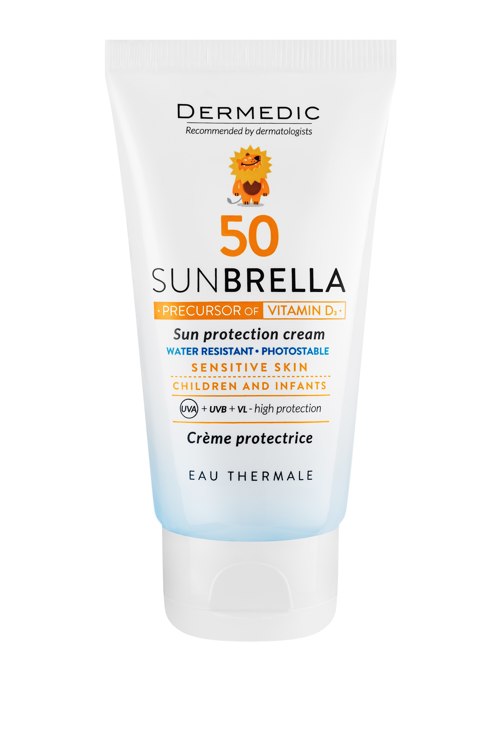 Dermedic Sunbrella Cremă de protecție impermeabilă pentru copii SPF50+ 50ml