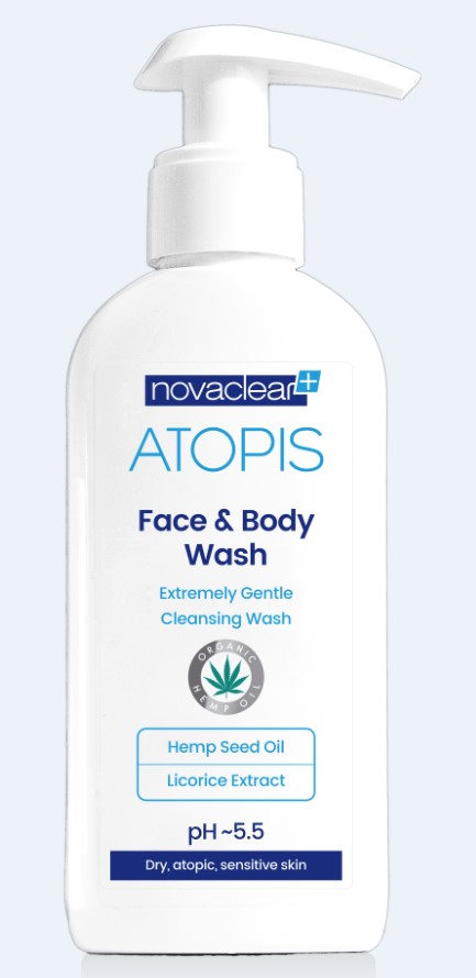 NovaClear Atopis Spălare pentru față și corp 500ml