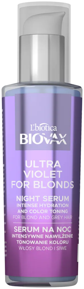 Biovax Ultra Violet For Blonds Serum de noapte 100ml
