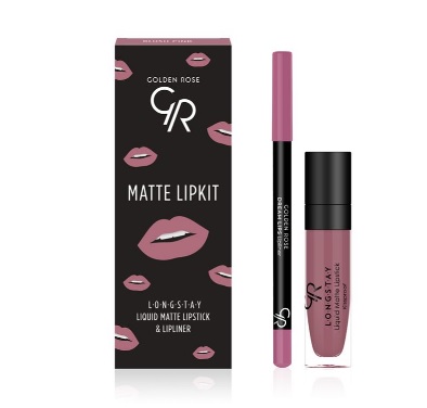 Golden Rose Matte Lipkit Pledge Blush Pink