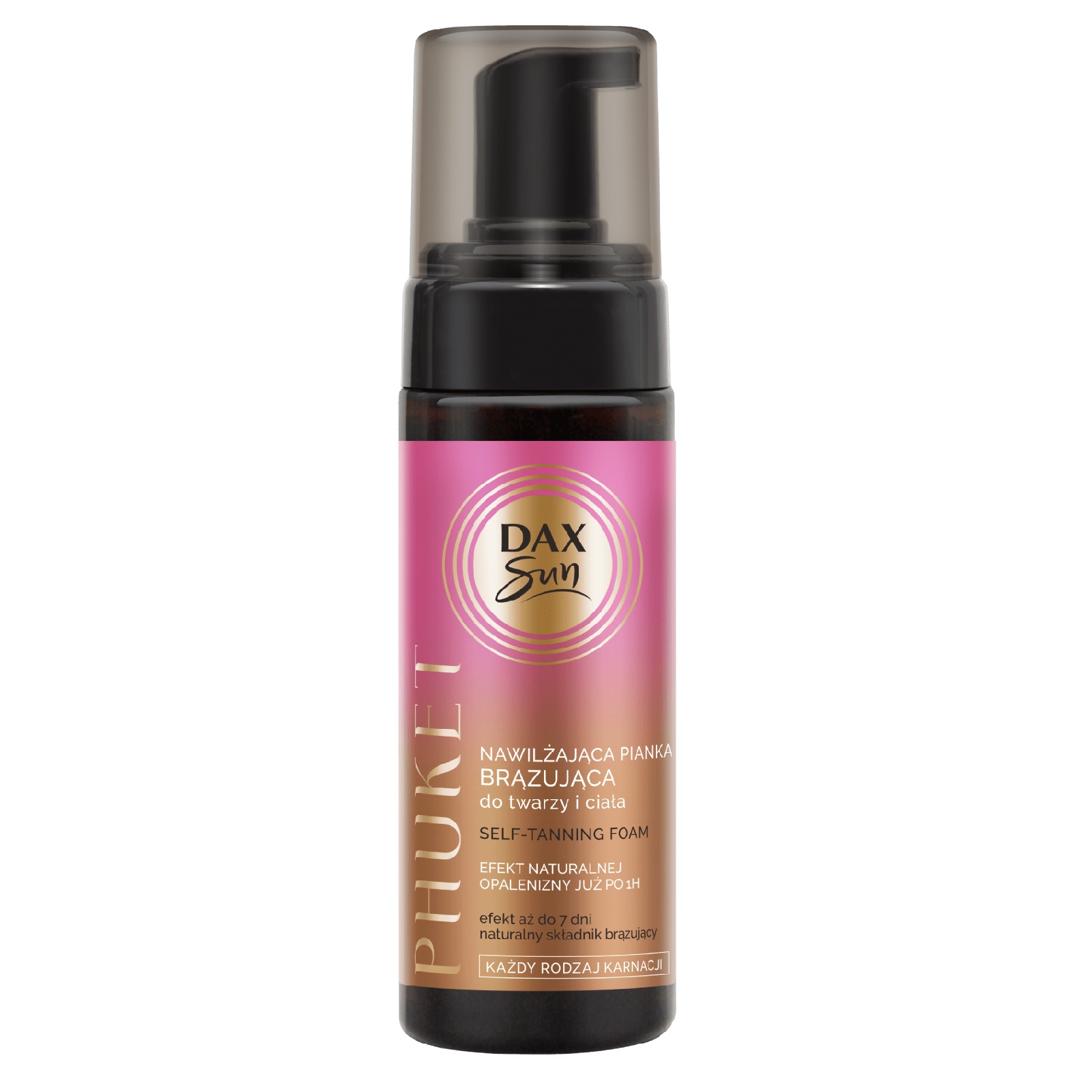 DAX SUN Spumă hidratantă pentru bronzare pentru față și corp 160ml