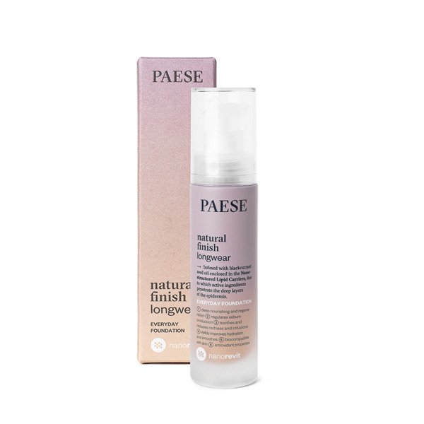 PAESE Nanorevit Natural Finish Longwear Foundation 1.5 Nude