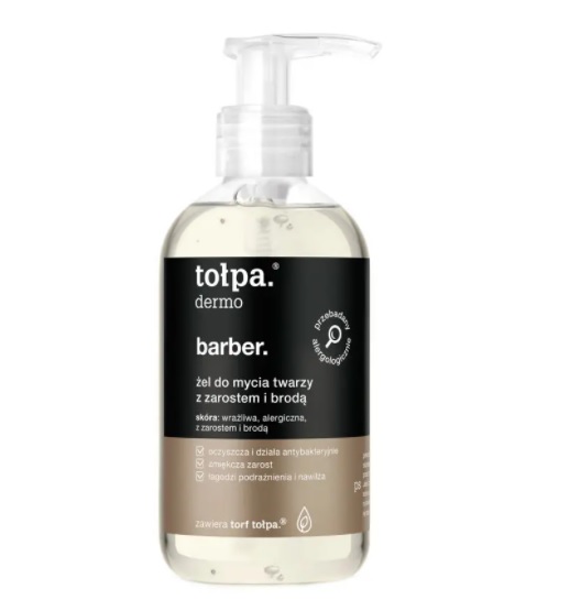 Tolpa Barber Gel de curățare facială pentru bărbi și bărbi 150ml