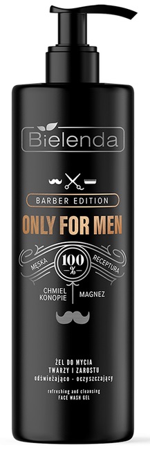 Bielenda Barber Edition Gel de spălare facială 190g