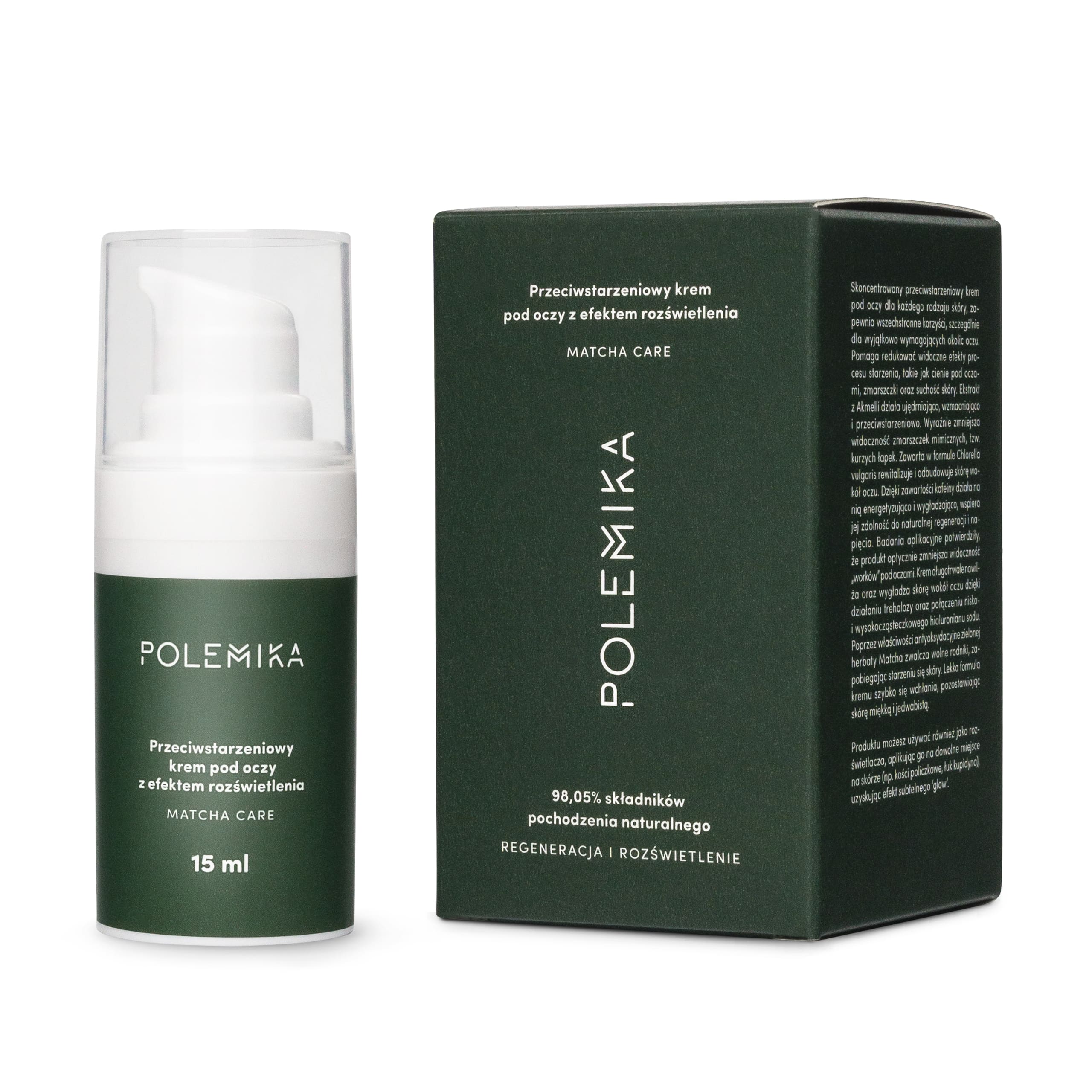 Polemic Cremă de ochi anti-îmbătrânire cu efect iluminator 15ml