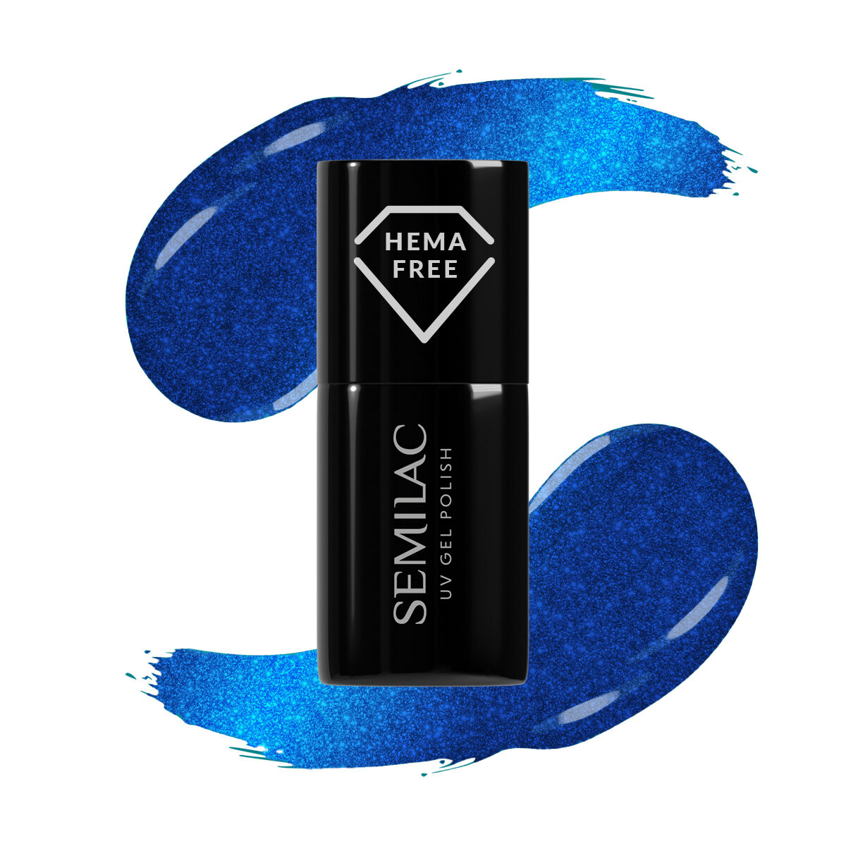 Semilac Hybrid Varnish 466 Blue Silk Pyjamas 7ml