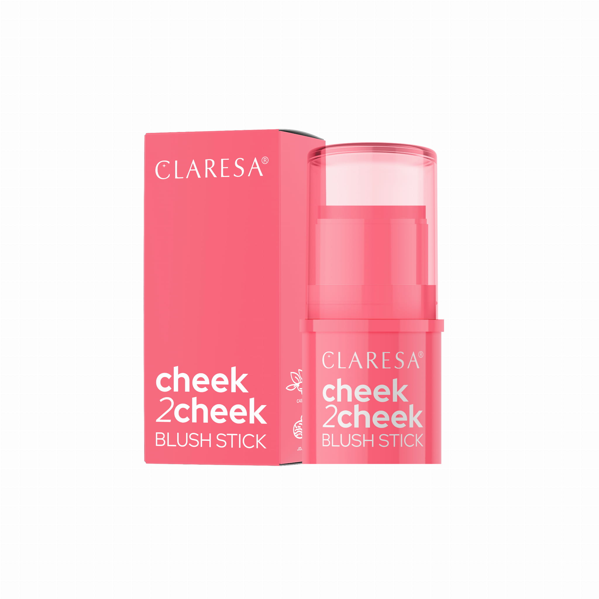 Claresa Cheek 2 Cheek Stick Blush 02 Neon Coral
