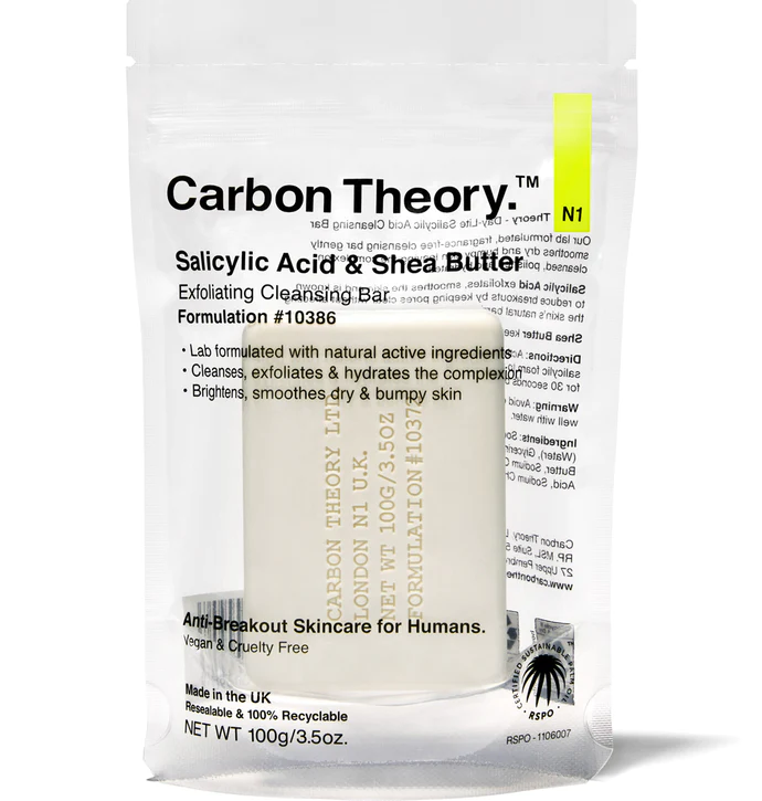 Carbon Theory Salicylic Acid & Shea Butter Facial Soap cu acid salicilic 100g