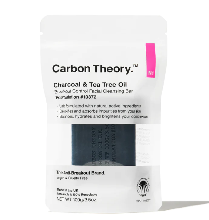 Carbon Theory Charcoal & Tea Tree Oil Sapun facial purificator 100g