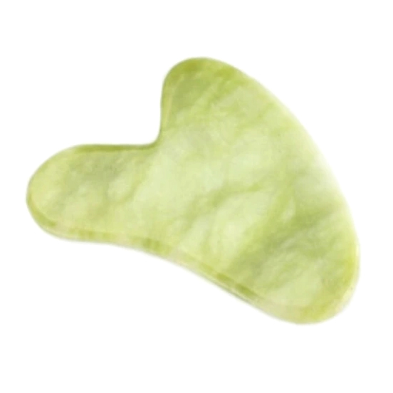 Lash Brow Gua Sha Masaj cu piatră de jad inima de jad
