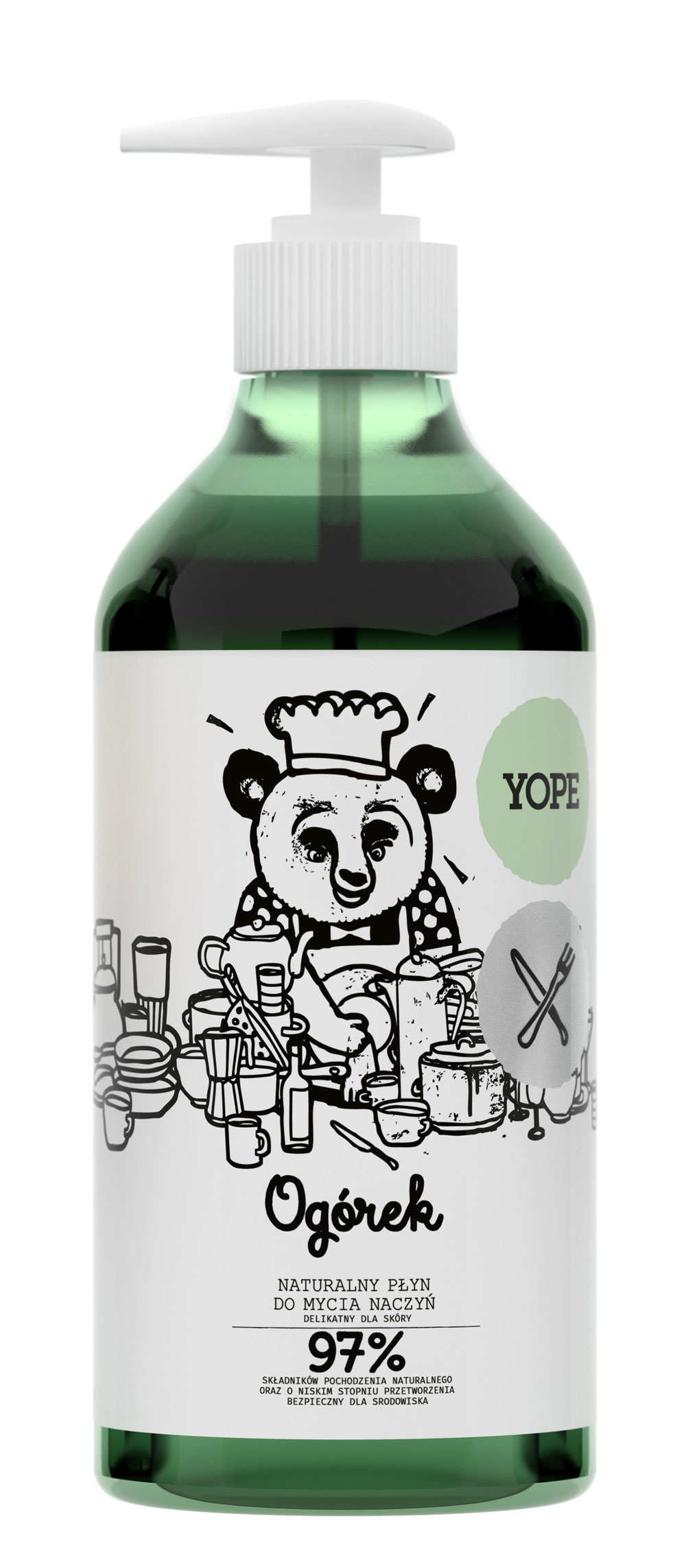Yope Lichid de spălat vase - Castravete 750ml