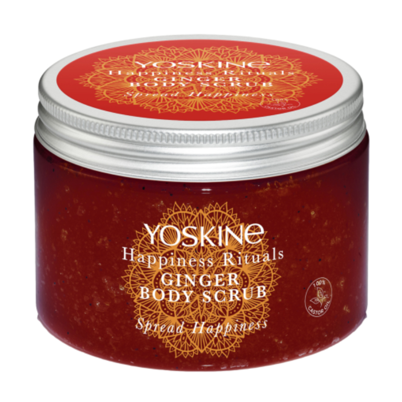 YOSKINE Happiness Rituals Ginger Body Scrub 300g