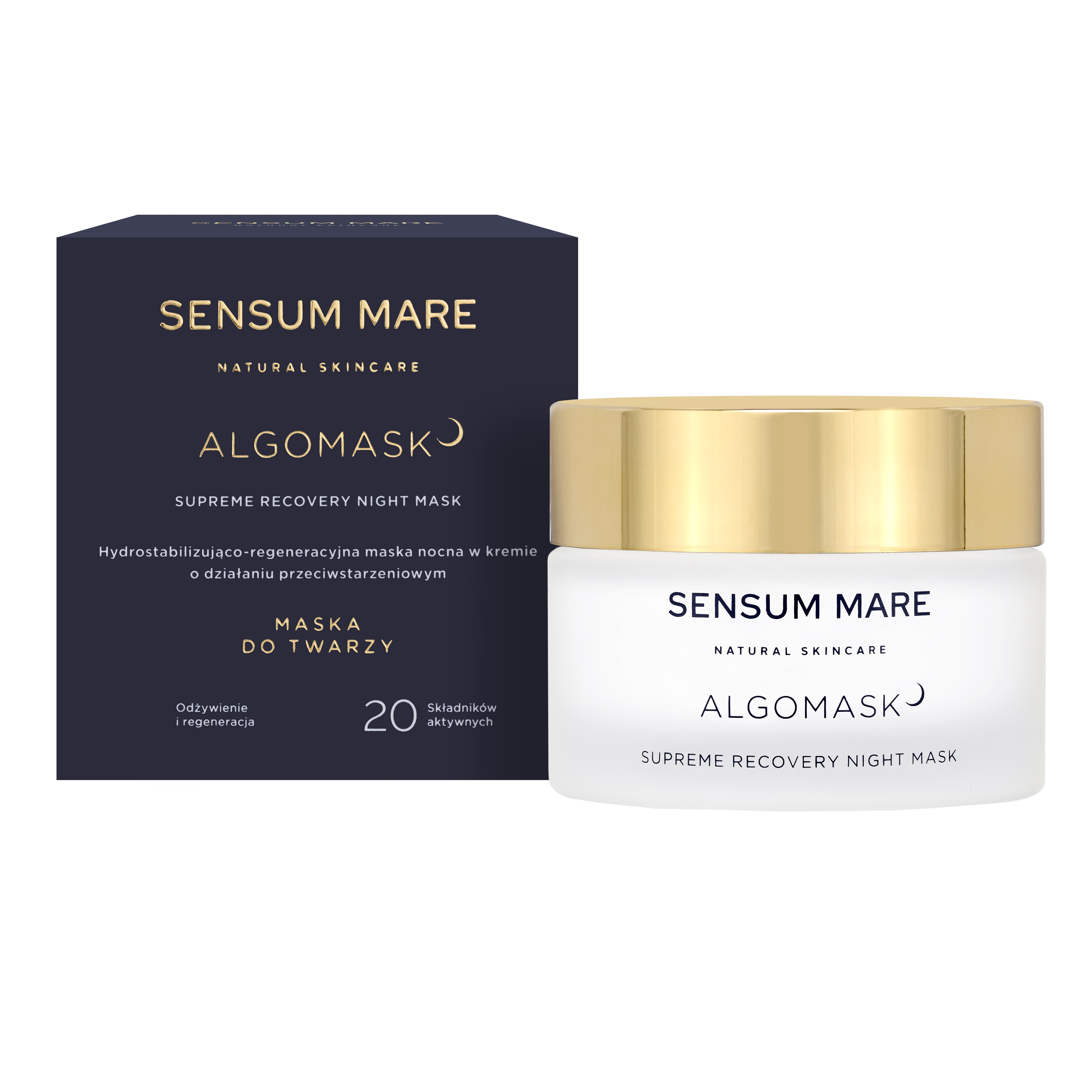 Sensum Mare Algomask Hydrostabilising Hydrostabilising Regenerative Night Mask 50ml