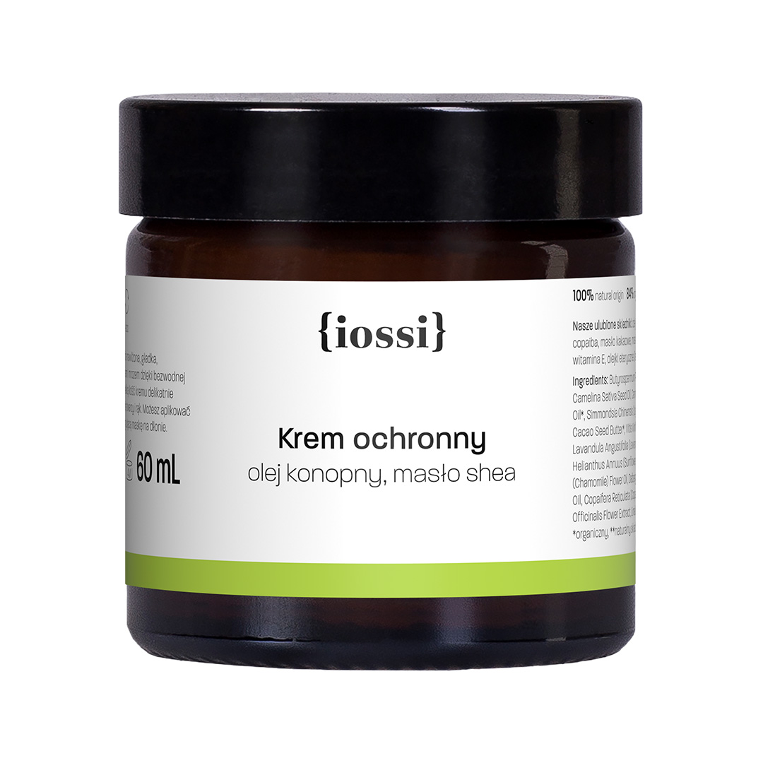 IOSSI Cremă protectoare cu ulei de cânepă și unt de shea 60ml