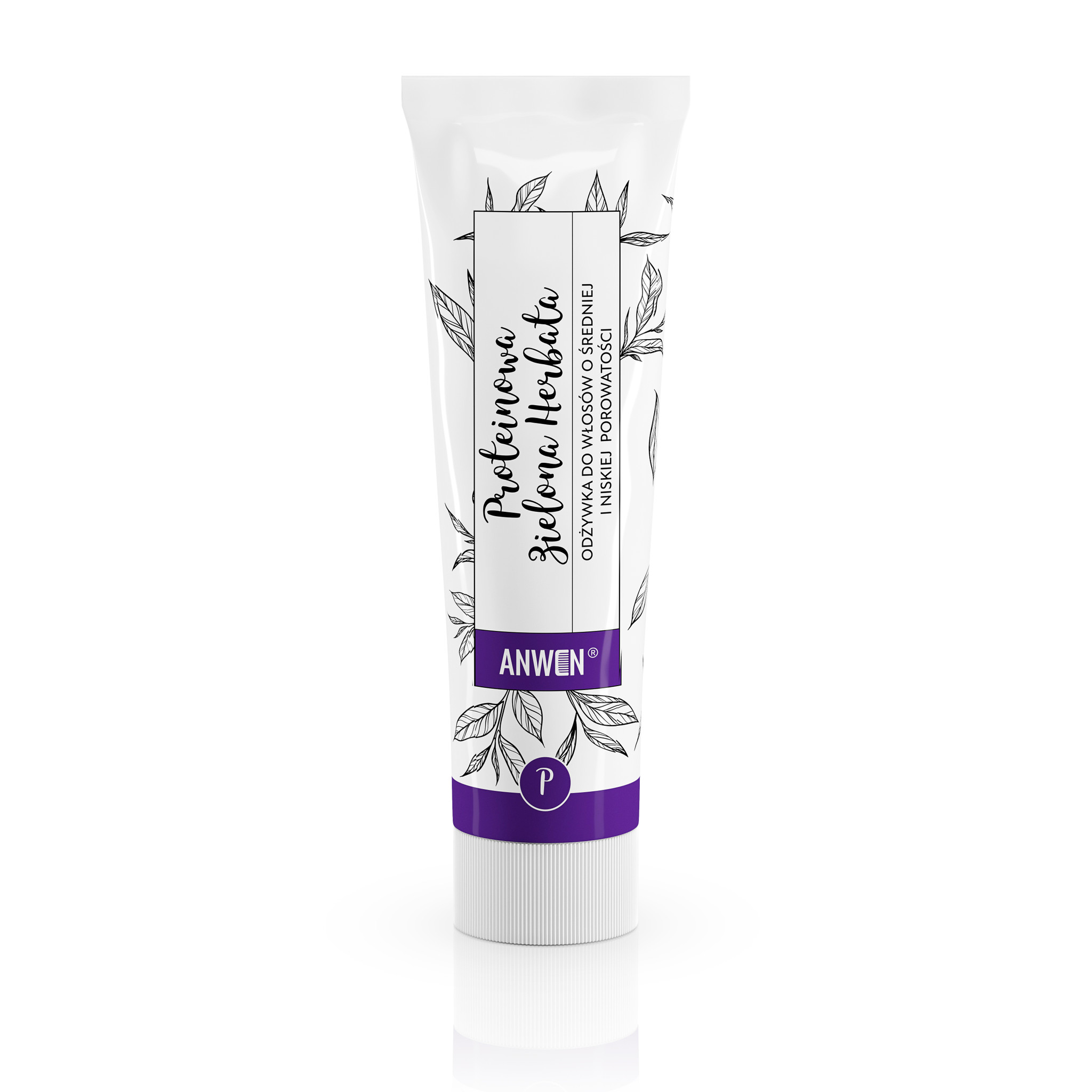 Anwen Protein Green Tea Conditioner pentru păr cu porozitate medie 100ml