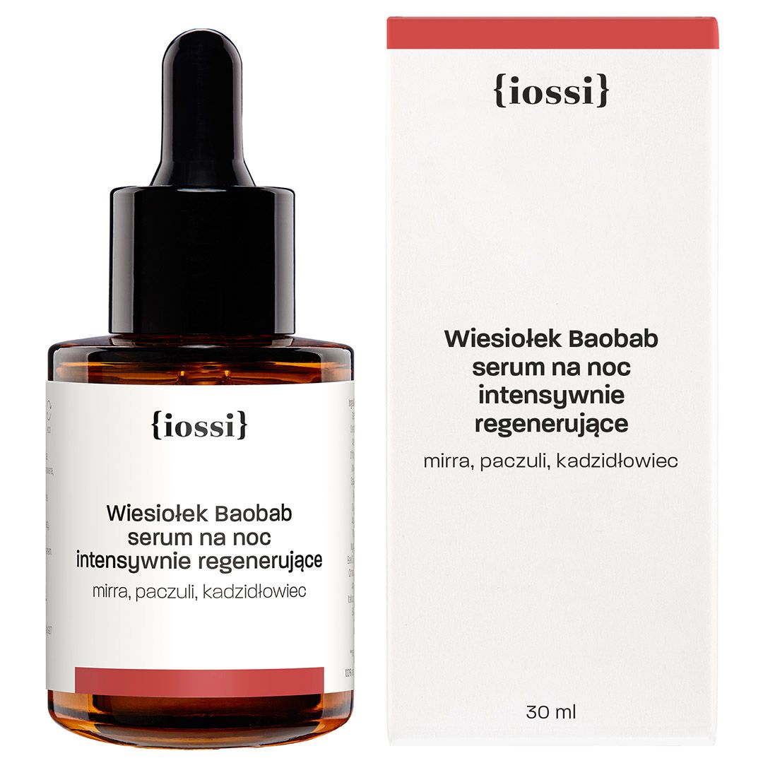 IOSSI Ser de noapte cu regenerare intensivă - Evening Primrose & Baobab 30ml