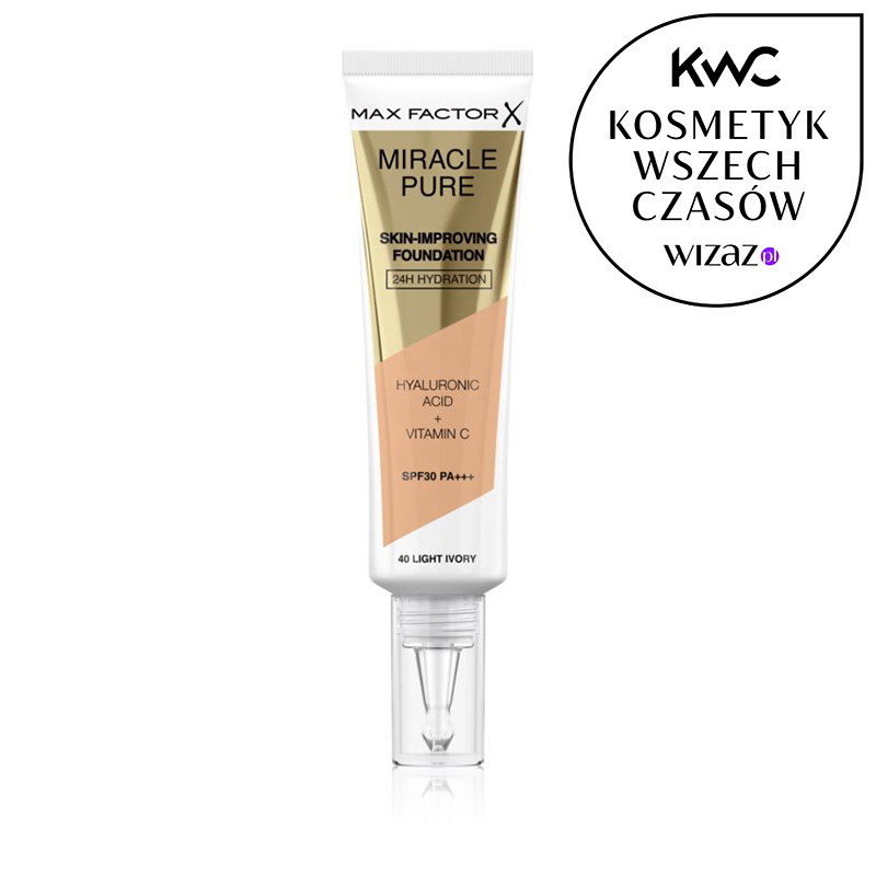 Max Factor Miracle Pure Foundation 40 Light Ivory 30ml