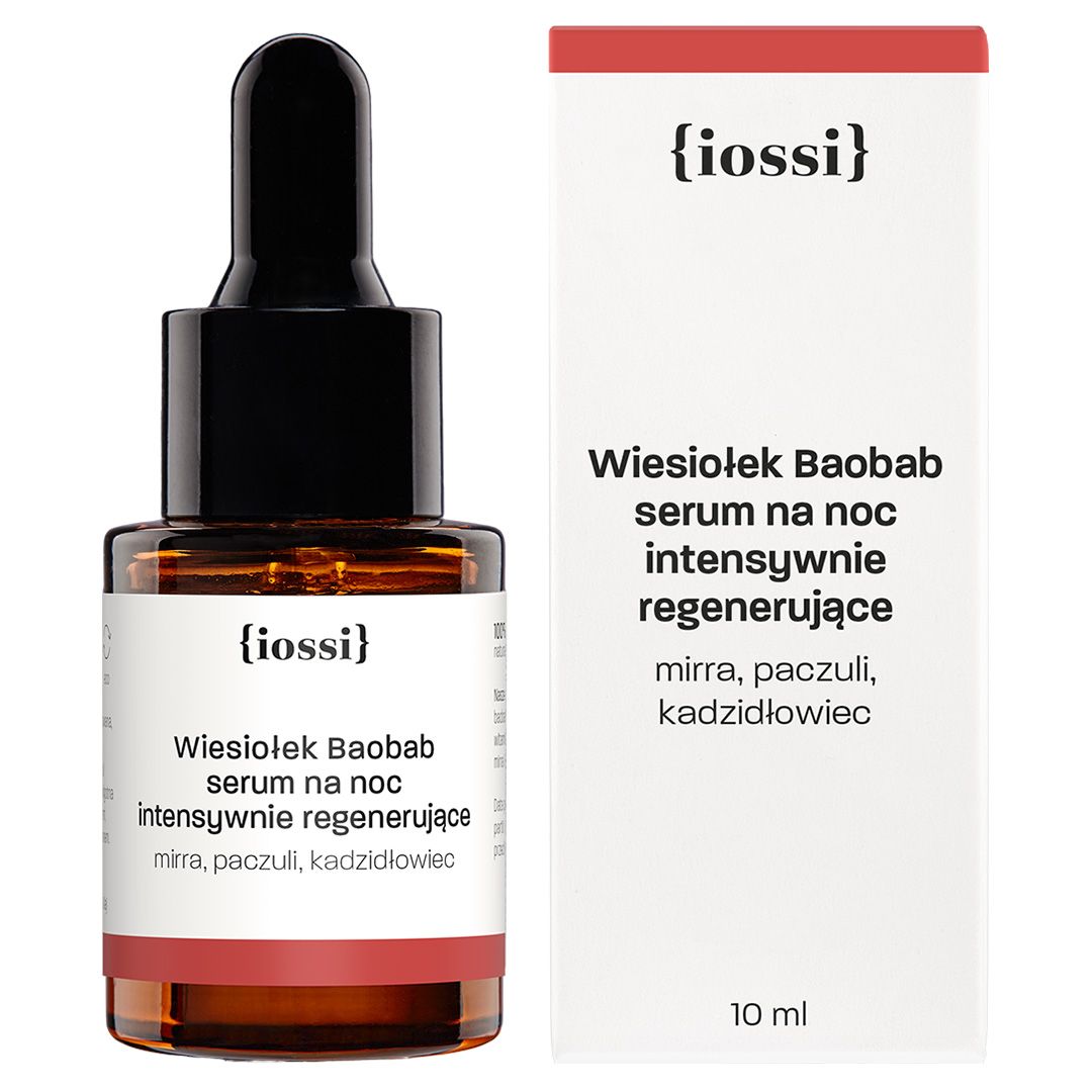 IOSSI Ser de noapte cu regenerare intensivă - Evening Primrose & Baobab 10ml
