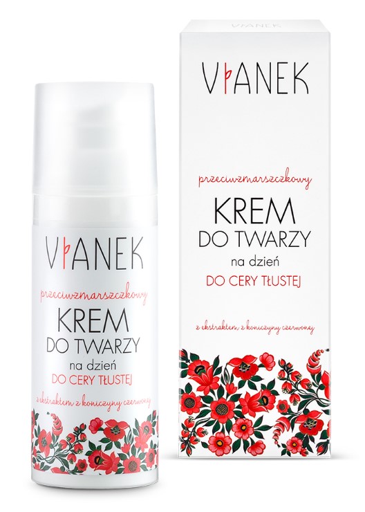 Vianek Cremă de zi antirid pentru ten gras 50ml