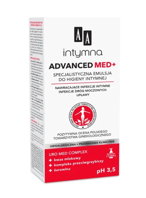 AA Intimna Advanced Med+ Loțiune de igienă intimă 300ml