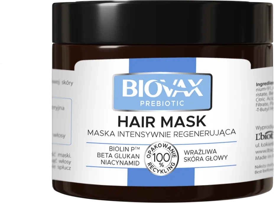 Biovax Prebiotic Intensive Regenerating Hair Mask 250ml