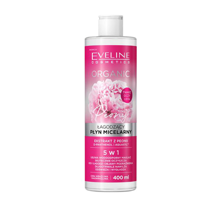 Eveline Organic Soothing Micellar Lotion Peony 400ml