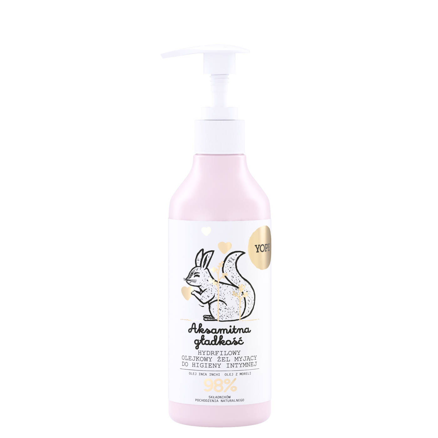 Yope Velvet Velvet Smoothness Hydrophilic Oil Intimate Hygiene Gel 250ml