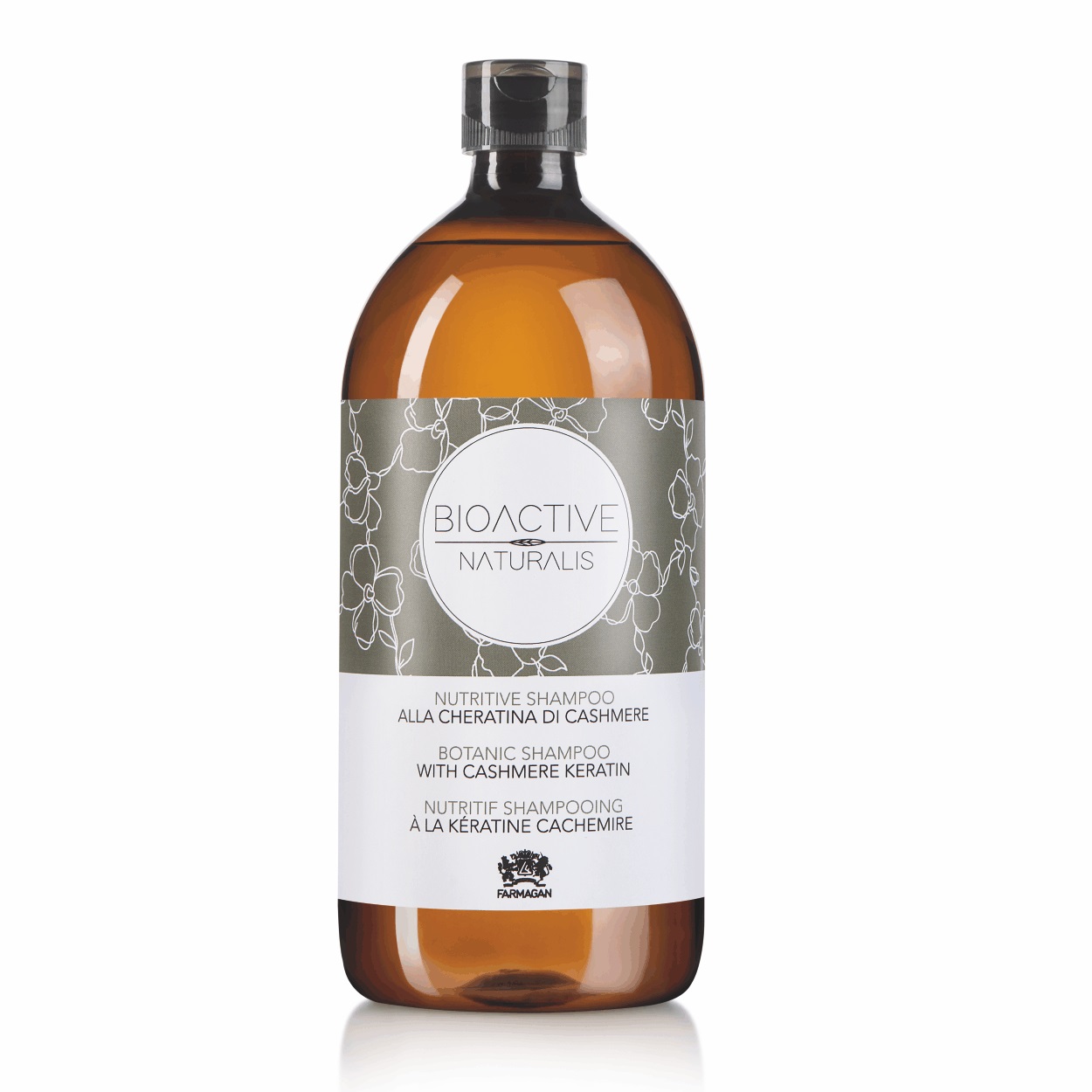 Farmagan Șampon nutritiv bioactiv cu keratină de cașmir 1000ml