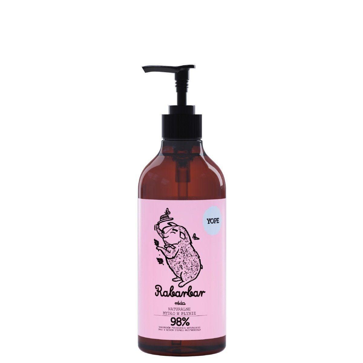 Yope Rhubarb & Rose Liquid Soap 500ml