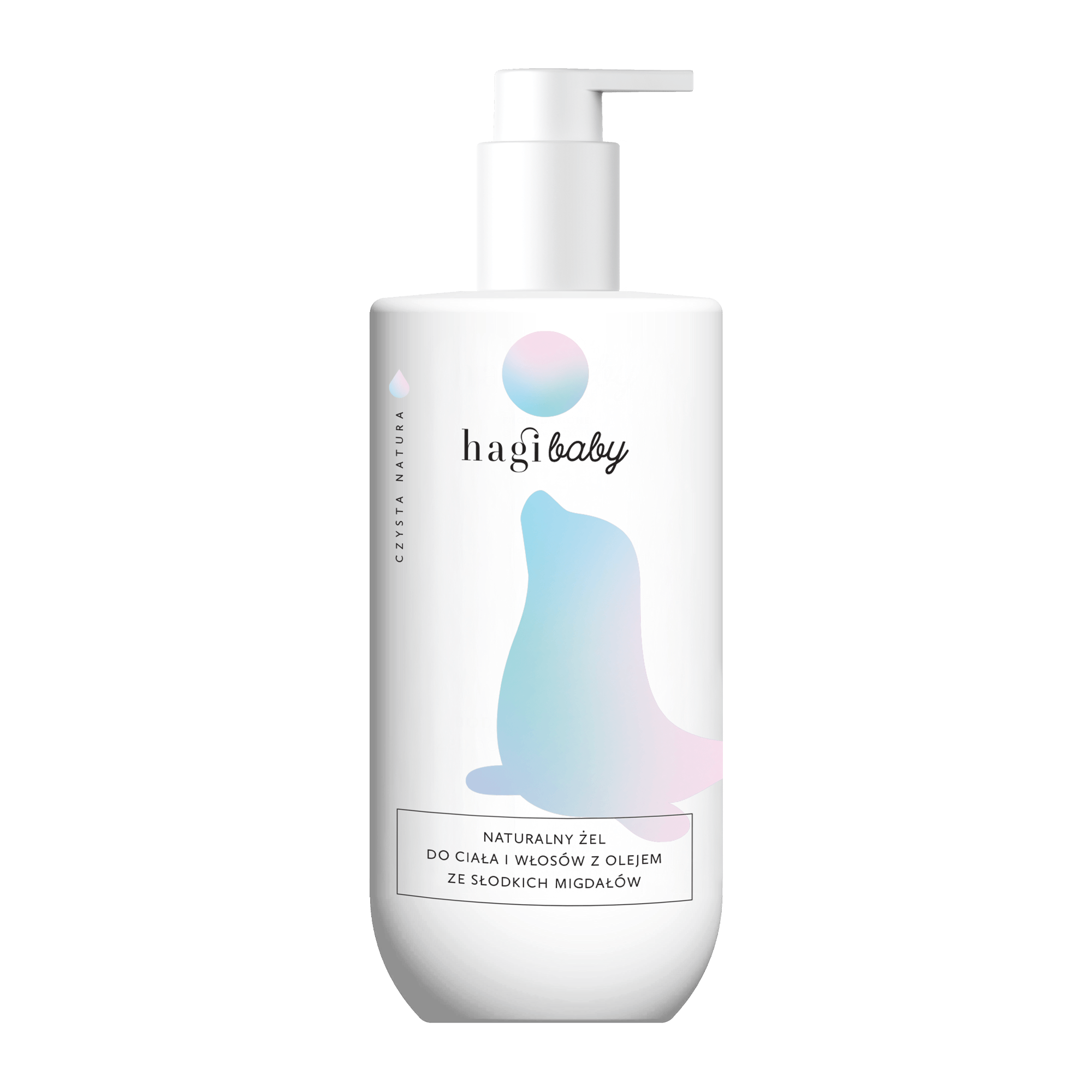 Hagi Baby Gel natural pentru corp și păr cu ulei de migdale dulci 250ml