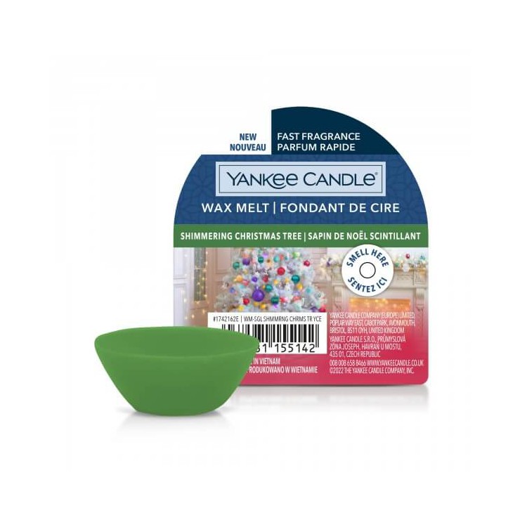 Yankee Candle Shimmering Christmas Tree Ceară de Crăciun