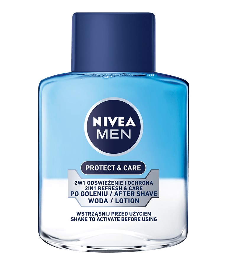 NIVEA MEN Protect & Care Aftershave 2în1, 100 ml