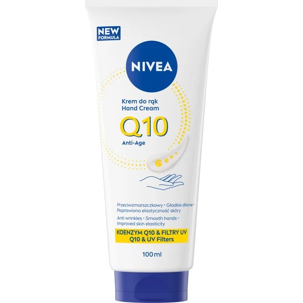 NIVEA Anti-Age Q10 Care Przeciwzmarszczkowy Krem do Rąk 100ml