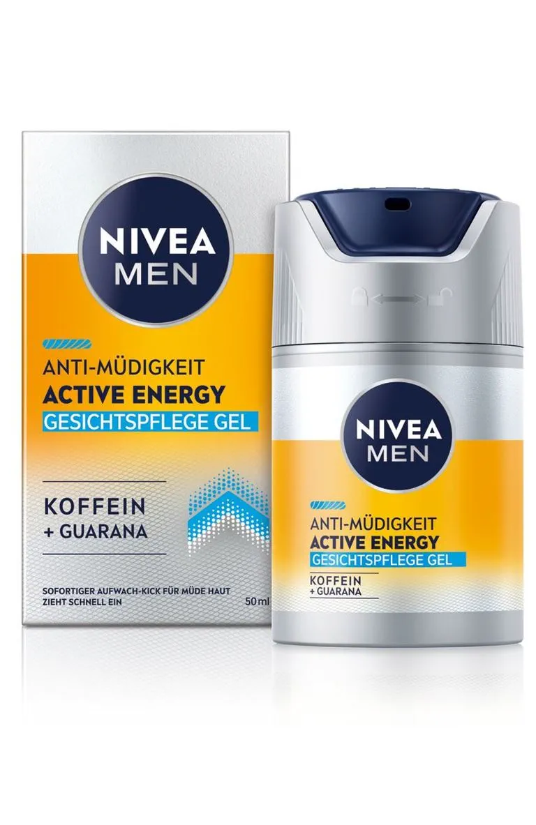 NIVEA MEN Active Energy Active Energy Crema-gel de față revigorantă, 50 ml