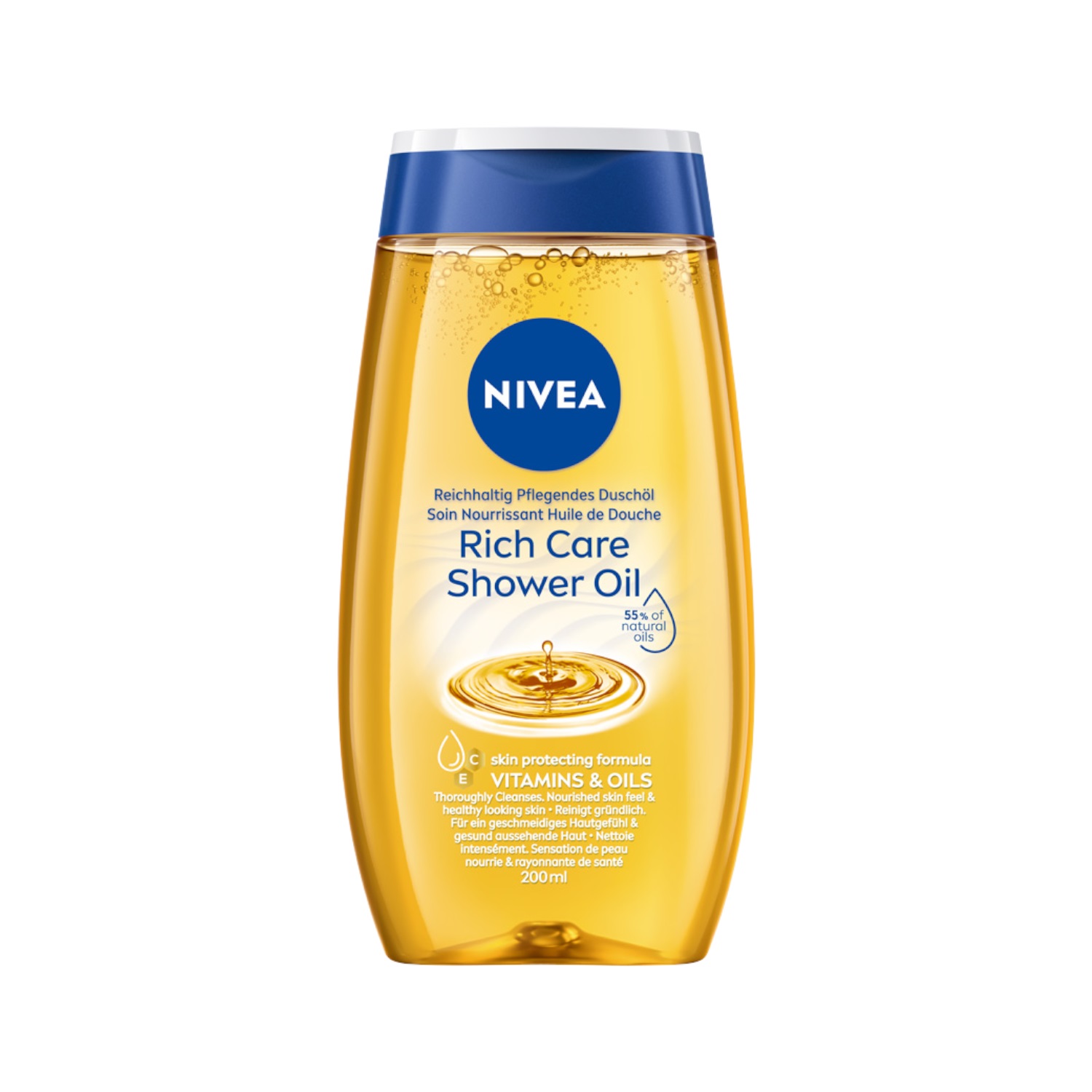 Ulei de duș NIVEA Natural Oil 200ml