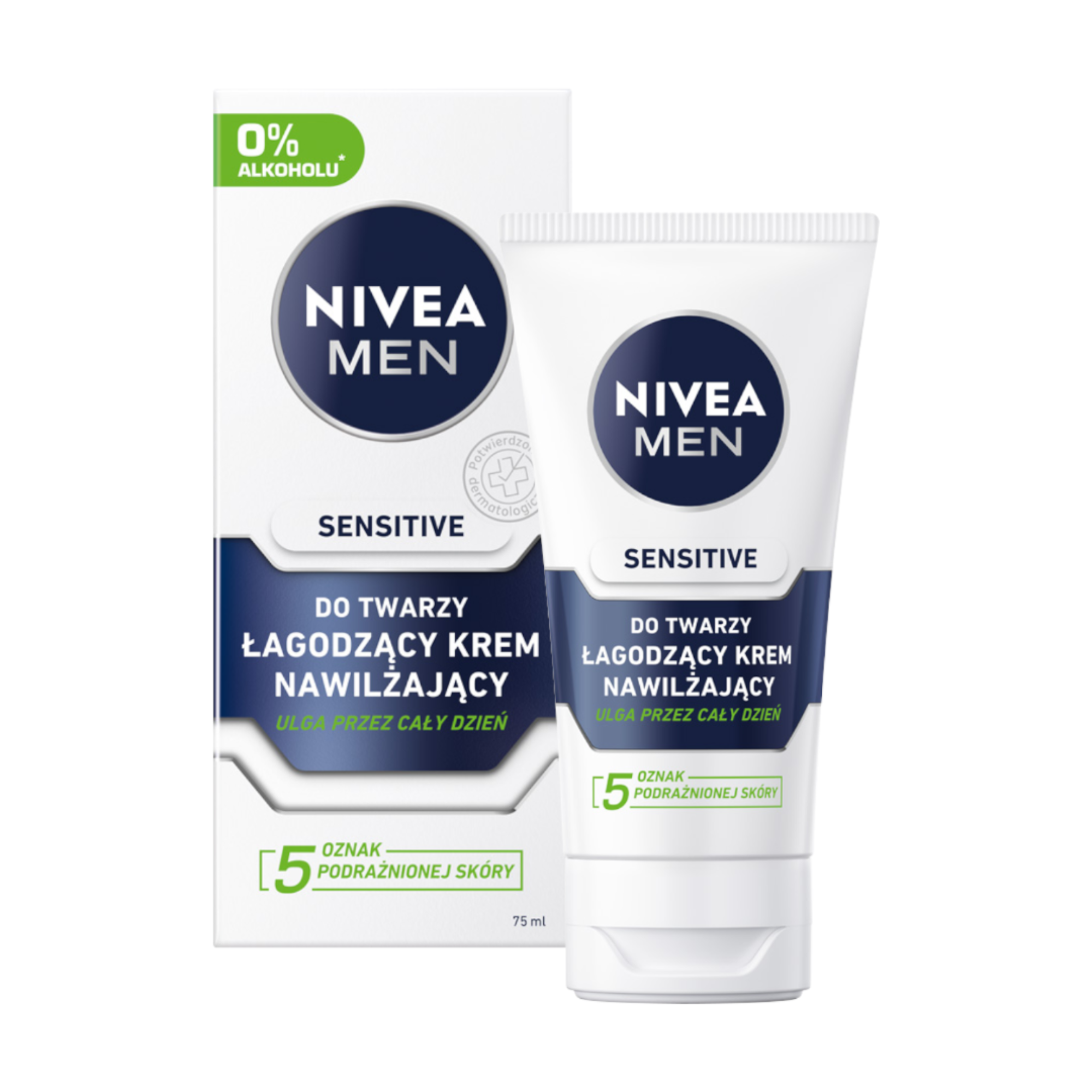NIVEA Sensitive Soothing Moisturising Cream, 75 ml