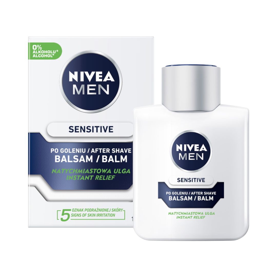 NIVEA MEN Sensitive Soothing Soothing After Shave Balm, 100 ml