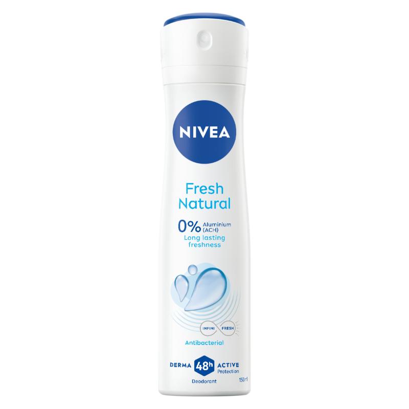Deodorant spray natural NIVEA Fresh, 150 ml