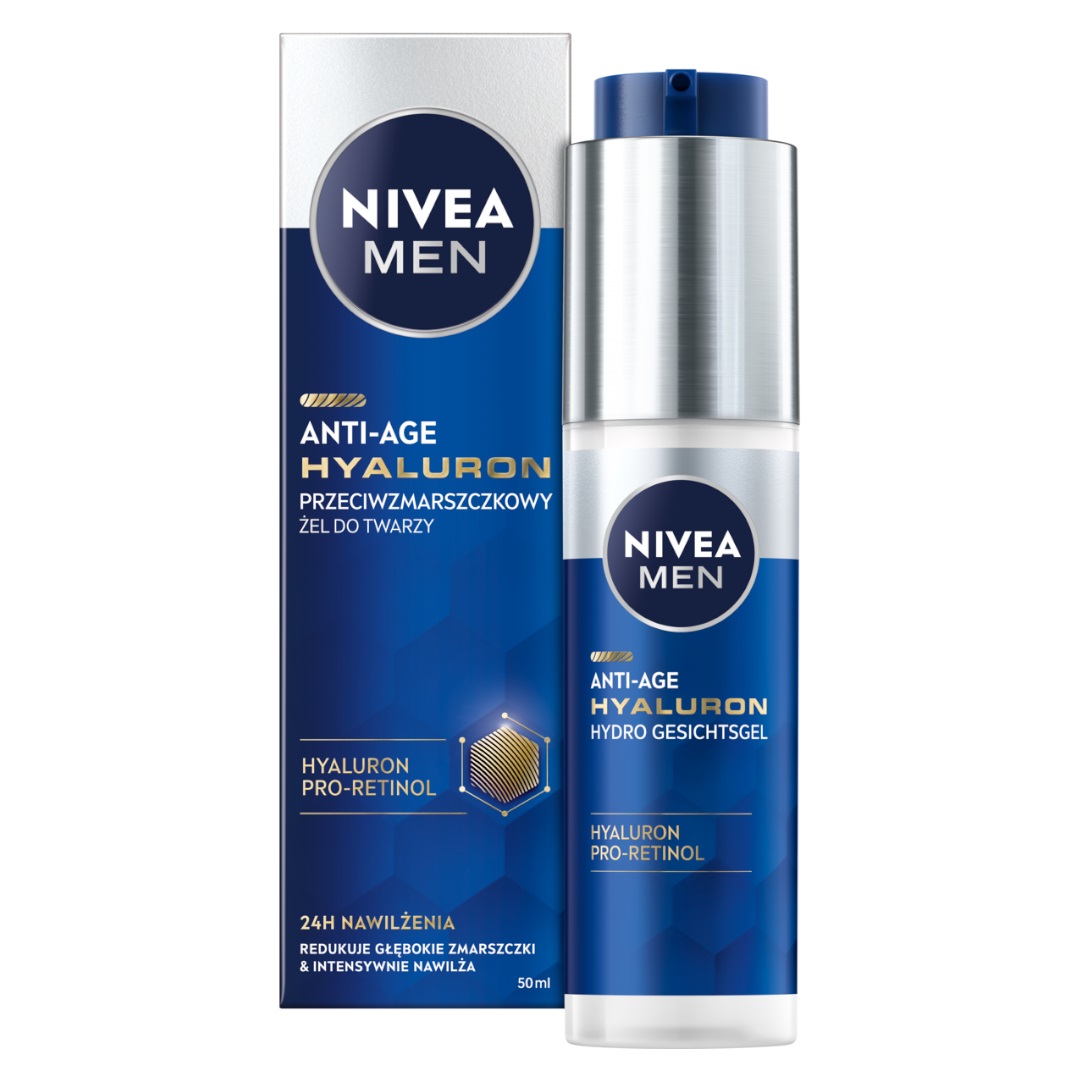 NIVEA Hyaluron Gel de față anti-îmbătrânire, 50ml