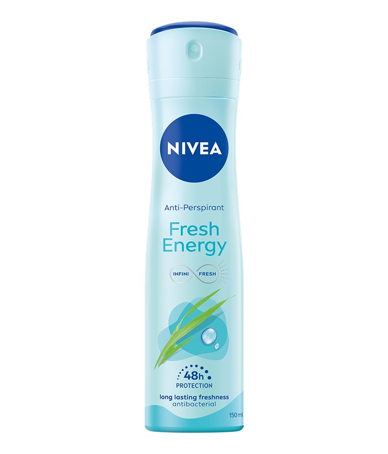 Spray antiperspirant NIVEA Energy Fresh, 150 ml