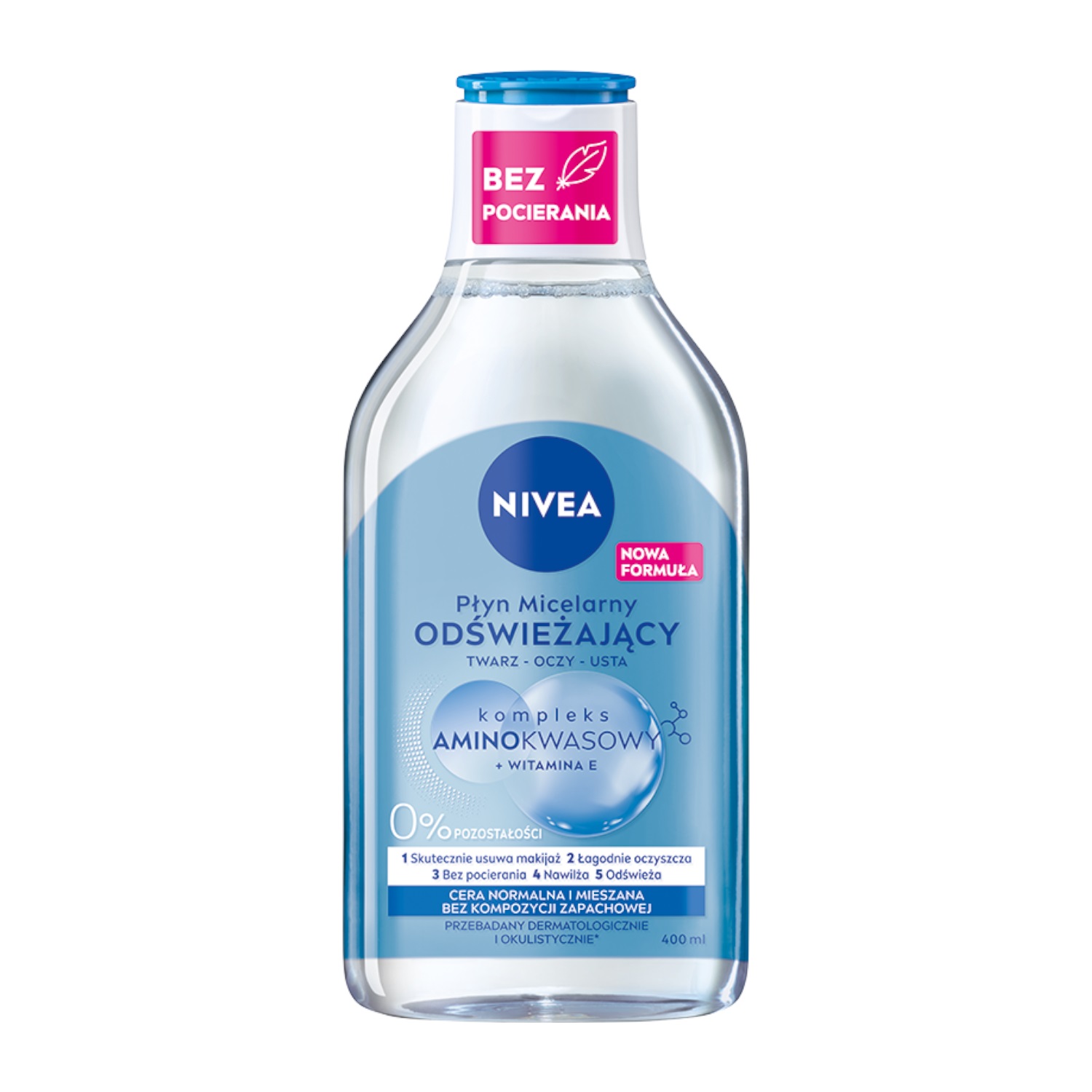NIVEA Skin Care Micellar Lotion pentru ten normal până la mixt, 400 ml